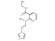 N-ethyl-2-[[2-(1H-imidazol-1-yl)ethyl](methyl)amino]nicotinamide