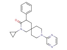 2-cyclopropyl-4-phenyl-9-(2-pyrazinyl)-2,9-diazaspiro[5.5]undecan-3-one