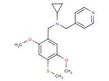 N-[2,5-dimethoxy-4-(methylthio)benzyl]-N-(pyridin-4-ylmethyl)cyclopropanamine