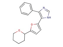 4-phenyl-5-[5-(tetrahydro-2H-pyran-2-yl)-2-furyl]-1H-imidazole