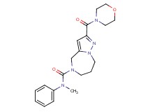 N-methyl-2-(morpholin-4-ylcarbonyl)-N-phenyl-7,8-dihydro-4H-pyrazolo[1,5-a][1,4]diazepine-5(6H)-carboxamide