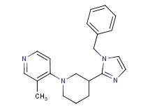 4-[3-(1-benzyl-1H-imidazol-2-yl)-1-piperidinyl]-3-methylpyridine