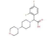 (2,4-difluorophenyl)(4-morpholin-4-ylpiperidin-1-yl)acetic acid