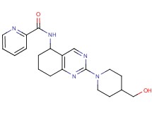 N-{2-[4-(hydroxymethyl)-1-piperidinyl]-5,6,7,8-tetrahydro-5-quinazolinyl}-2-pyridinecarboxamide