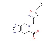 5-[(5-cyclopropylisoxazol-3-yl)methyl]-4,5,6,7-tetrahydro-1H-imidazo[4,5-c]pyridine-6-carboxylic acid