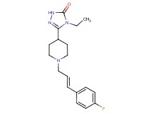 4-ethyl-5-{1-[(2E)-3-(4-fluorophenyl)prop-2-en-1-yl]piperidin-4-yl}-2,4-dihydro-3H-1,2,4-triazol-3-one