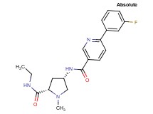N-{(3S,5S)-5-[(ethylamino)carbonyl]-1-methylpyrrolidin-3-yl}-6-(3-fluorophenyl)nicotinamide