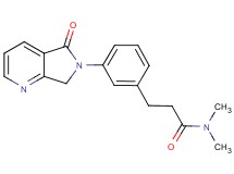 N,N-dimethyl-3-[3-(5-oxo-5,7-dihydro-6H-pyrrolo[3,4-b]pyridin-6-yl)phenyl]propanamide
