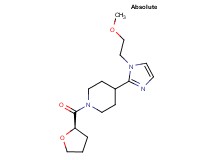 4-[1-(2-methoxyethyl)-1H-imidazol-2-yl]-1-[(2R)-tetrahydro-2-furanylcarbonyl]piperidine