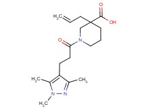 3-allyl-1-[3-(1,3,5-trimethyl-1H-pyrazol-4-yl)propanoyl]piperidine-3-carboxylic acid