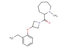2-{[3-(2-ethylphenoxy)-1-azetidinyl]carbonyl}-1-methylazepane