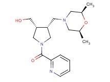 [(3R*,4R*)-4-{[(2R*,6S*)-2,6-dimethyl-4-morpholinyl]methyl}-1-(2-pyridinylcarbonyl)-3-pyrrolidinyl]methanol