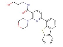 6-dibenzo[b,d]thien-4-yl-N-(3-hydroxypropyl)-2-(4-morpholinyl)nicotinamide