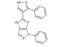 1-phenyl-5-(3-phenyl-1H-pyrazol-4-yl)-1,4-dihydroimidazo[4,5-c]pyrazole