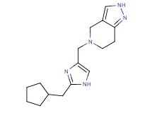 5-{[2-(cyclopentylmethyl)-1H-imidazol-4-yl]methyl}-4,5,6,7-tetrahydro-2H-pyrazolo[4,3-c]pyridine