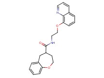 N-[2-(quinolin-8-yloxy)ethyl]-2,3,4,5-tetrahydro-1-benzoxepine-4-carboxamide