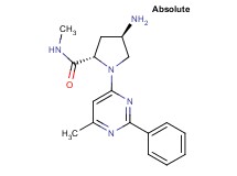 (4R)-4-amino-N-methyl-1-(6-methyl-2-phenylpyrimidin-4-yl)-L-prolinamide
