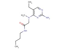 N~2~-(2-amino-5-ethylpyrimidin-4-yl)-N~1~-butyl-N~2~-methylglycinamide