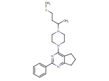 4-{4-[1-methyl-3-(methylthio)propyl]-1-piperazinyl}-2-phenyl-6,7-dihydro-5H-cyclopenta[d]pyrimidine