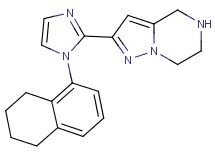 2-[1-(5,6,7,8-tetrahydro-1-naphthalenyl)-1H-imidazol-2-yl]-4,5,6,7-tetrahydropyrazolo[1,5-a]pyrazine hydrochloride