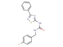 N-(4-fluorobenzyl)-N'-(3-phenyl-1,2,4-thiadiazol-5-yl)urea