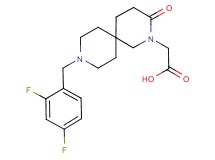 [9-(2,4-difluorobenzyl)-3-oxo-2,9-diazaspiro[5.5]undec-2-yl]acetic acid