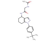 N~2~-acetyl-N~1~-[1-(4-tert-butylphenyl)-4,5,6,7-tetrahydro-1H-indazol-4-yl]glycinamide
