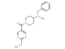 N-benzyl-1-[(2-ethylpyrimidin-5-yl)carbonyl]-N-methylpiperidin-4-amine