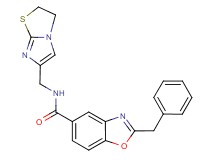 2-benzyl-N-(2,3-dihydroimidazo[2,1-b][1,3]thiazol-6-ylmethyl)-1,3-benzoxazole-5-carboxamide