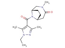 (1S*,6R*)-9-[(1-ethyl-3,5-dimethyl-1H-pyrazol-4-yl)carbonyl]-3-methyl-3,9-diazabicyclo[4.2.1]nonan-4-one
