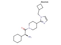 ((1S)-2-{4-[1-(cyclobutylmethyl)-1H-imidazol-2-yl]-1-piperidinyl}-1-cyclohexyl-2-oxoethyl)amine