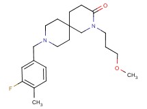 9-(3-fluoro-4-methylbenzyl)-2-(3-methoxypropyl)-2,9-diazaspiro[5.5]undecan-3-one