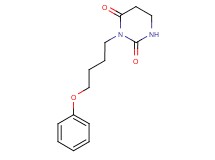 3-(4-phenoxybutyl)dihydropyrimidine-2,4(1H,3H)-dione