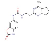 N-[2-(4-methyl-6,7-dihydro-5H-cyclopenta[d]pyrimidin-2-yl)ethyl]-N'-(2-oxo-2,3-dihydro-1,3-benzoxazol-6-yl)urea