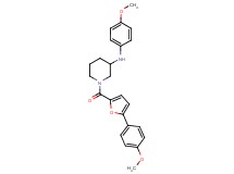 N-(4-methoxyphenyl)-1-[5-(4-methoxyphenyl)-2-furoyl]-3-piperidinamine