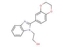 2-[2-(2,3-dihydro-1,4-benzodioxin-6-yl)-1H-benzimidazol-1-yl]ethanol