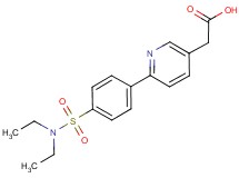 (6-{4-[(diethylamino)sulfonyl]phenyl}pyridin-3-yl)acetic acid