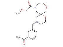 1-(3-{[11-(methoxyacetyl)-1,8-dioxa-4,11-diazaspiro[5.6]dodec-4-yl]methyl}phenyl)ethanone