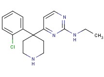 4-[4-(2-chlorophenyl)-4-piperidinyl]-N-ethyl-2-pyrimidinamine dihydrochloride