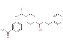 N-[3-(aminocarbonyl)phenyl]-4-(1-hydroxy-3-phenylpropyl)piperidine-1-carboxamide
