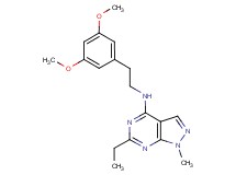 N-[2-(3,5-dimethoxyphenyl)ethyl]-6-ethyl-1-methyl-1H-pyrazolo[3,4-d]pyrimidin-4-amine