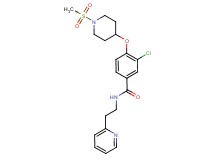 3-chloro-4-{[1-(methylsulfonyl)-4-piperidinyl]oxy}-N-[2-(2-pyridinyl)ethyl]benzamide