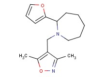 1-[(3,5-dimethyl-4-isoxazolyl)methyl]-2-(2-furyl)azepane