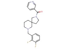 7-(2,3-difluorobenzyl)-2-(3-pyridinylcarbonyl)-2,7-diazaspiro[4.5]decane