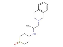 N-[2-(3,4-dihydroisoquinolin-2(1H)-yl)-1-methylethyl]tetrahydro-2H-thiopyran-4-amine 1-oxide