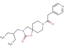 3-(2-ethylbutyl)-8-(pyridin-4-ylacetyl)-1-oxa-3,8-diazaspiro[4.5]decan-2-one
