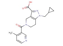 1-(cyclopropylmethyl)-5-[(4-methylpyridin-3-yl)carbonyl]-4,5,6,7-tetrahydro-1H-pyrazolo[4,3-c]pyridine-3-carboxylic acid