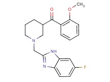 {1-[(6-fluoro-1H-benzimidazol-2-yl)methyl]-3-piperidinyl}(2-methoxyphenyl)methanone