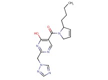 5-[(2-butyl-2,5-dihydro-1H-pyrrol-1-yl)carbonyl]-2-(1H-1,2,4-triazol-1-ylmethyl)pyrimidin-4-ol