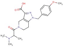 5-[2-(dimethylamino)propanoyl]-1-(4-methoxybenzyl)-4,5,6,7-tetrahydro-1H-pyrazolo[4,3-c]pyridine-3-carboxylic acid